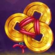Coins symbol in Dragon Harmony pokie