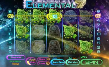 Elemental 7 pokie NZ