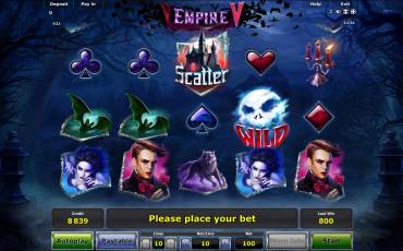 Empire V pokie NZ