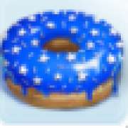Синий донат symbol in Donuts pokie