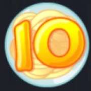 10 symbol in Tower of Pizza pokie