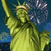 The Statue of Liberty symbol in New Year' Bash pokie