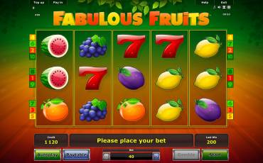 Fabulous Fruits pokie NZ