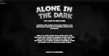 Fear the Dark: Free spins