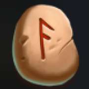 Rune F symbol in Viking Clash pokie