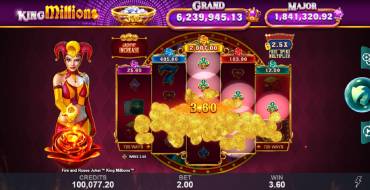 Fire and Roses Joker King Millions: Jackpots