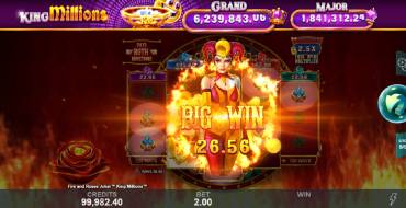 Fire and Roses Joker King Millions: Winnings