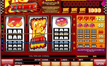 Fire Zone pokie NZ