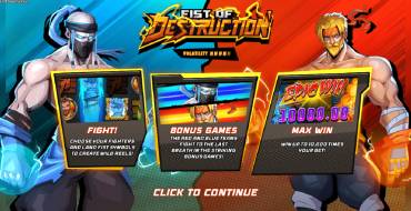 Fist of Destruction: Slot machine