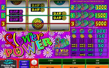 Flower Power pokie NZ