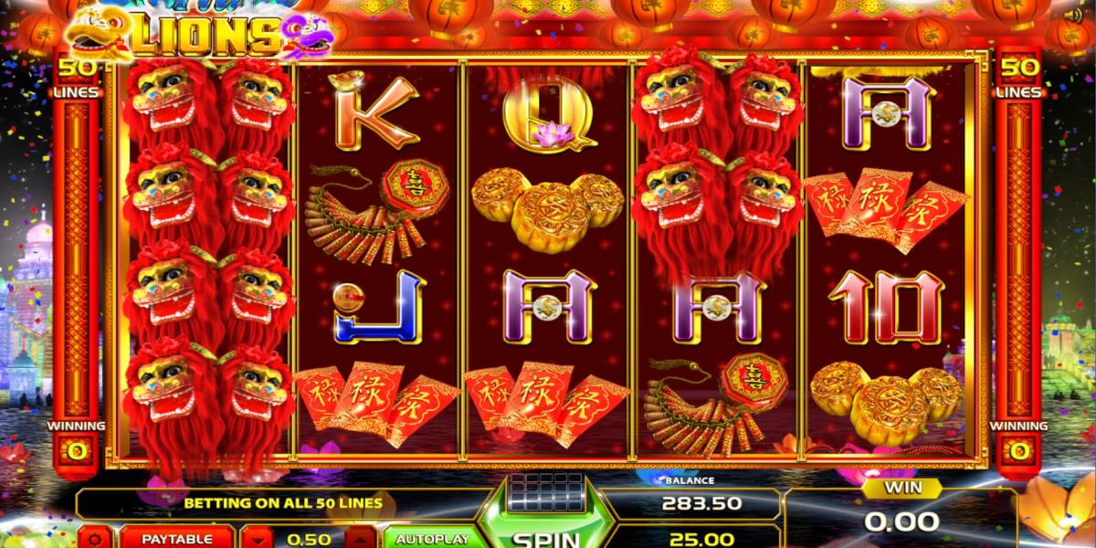 Fortune Lions pokie NZ