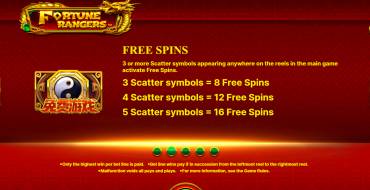 Fortune Rangers: Free spins and/or respins