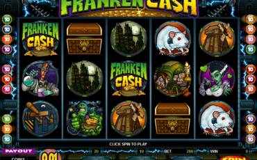 Franken Cash pokie NZ