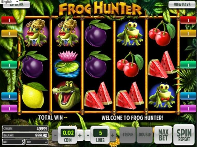Play Frog Hunter pokie NZ