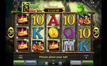 Frogs Fairy Tale pokie NZ