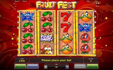 Fruit Fest pokie NZ