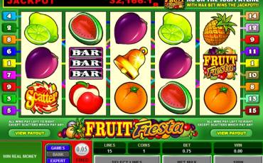 Fruit Fiesta 5 Reel - Progressive pokie NZ