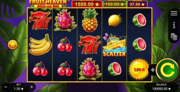 Fruit Heaven Hold And Win: Slot machine