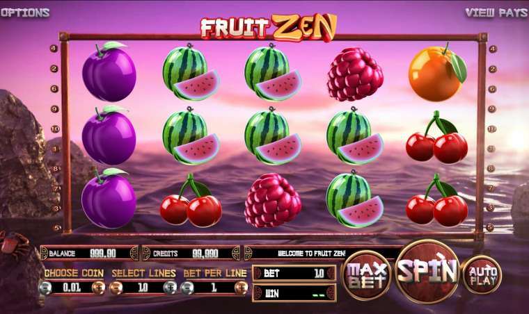 Play Fruit Zen pokie NZ