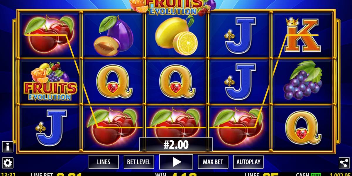 Fruits Evolution pokie NZ