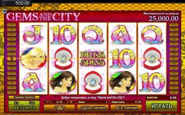 Gems and the City pokie NZ