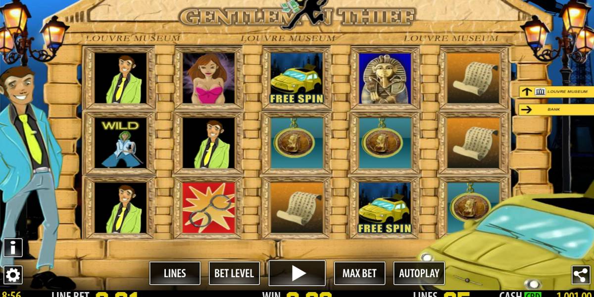 Gentleman Thief pokie NZ