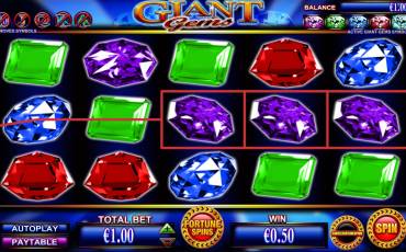 Giant Gems pokie NZ