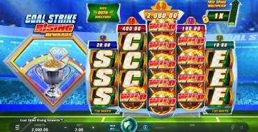 Goal Strike Rising Rewards: Slot machine