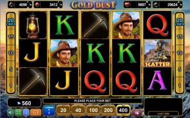 Gold Dust pokie NZ