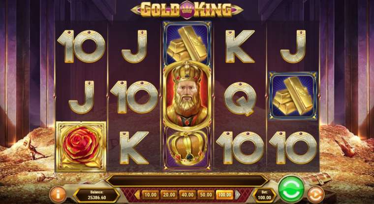 Play Gold King pokie NZ