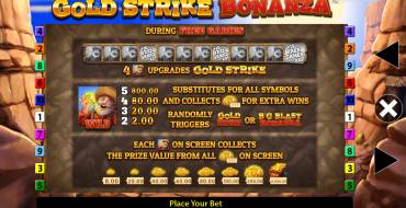 Gold Strike Bonanza Fortune Play: Free spins and/or respins