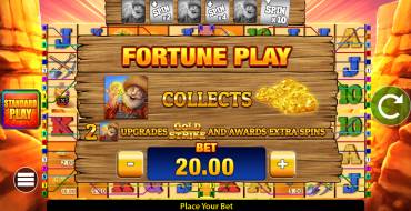 Gold Strike Bonanza Fortune Play: Unique features