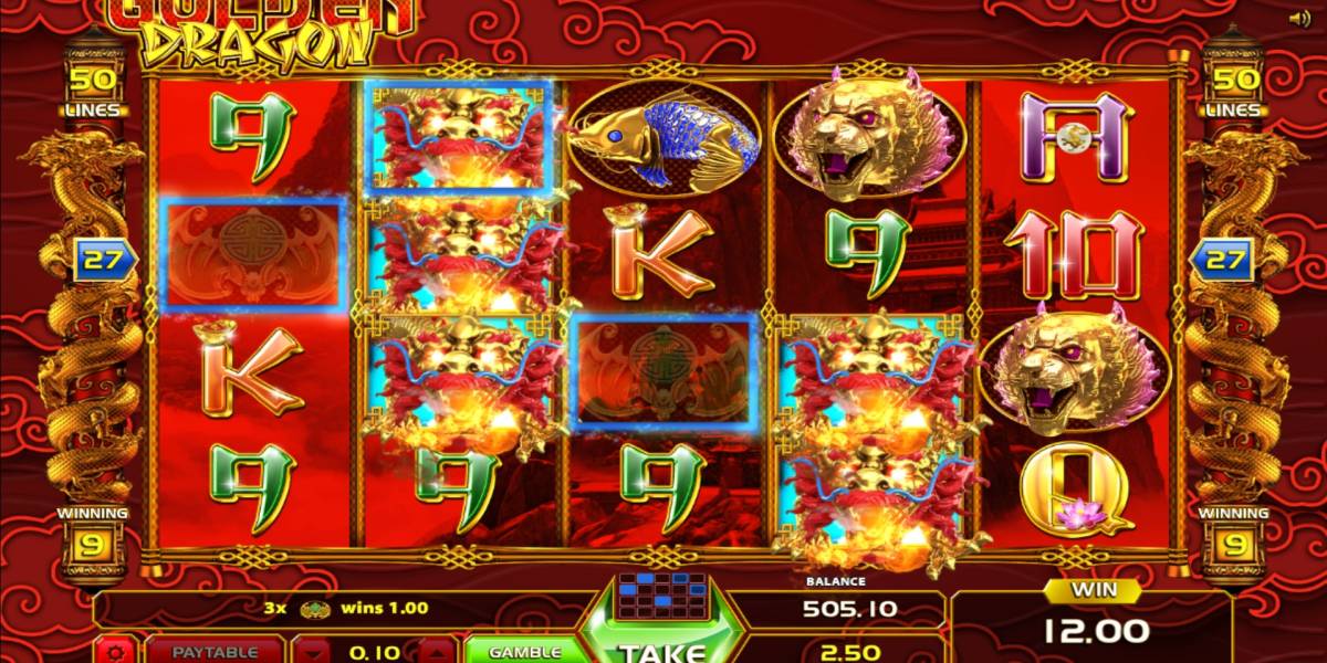 Golden Dragon pokie NZ