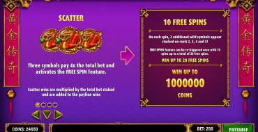 Golden Legend: Free Spins