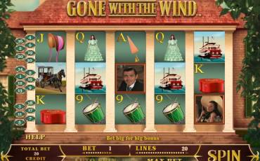 Gone with the Wind pokie NZ