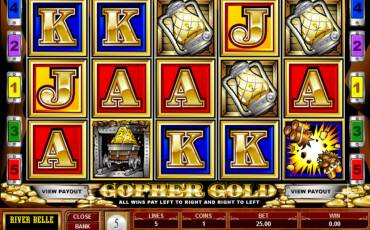 Gopher Gold pokie NZ