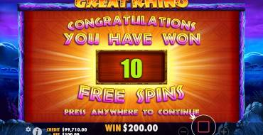 Great Rhino: Free spins