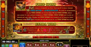 Halloween: Egypt Quest: Free spins and/or respins