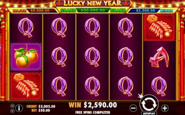 Happy New Year pokie NZ