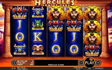 Hercules Son of Zeus pokie NZ