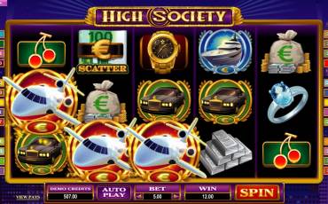 High Society pokie NZ