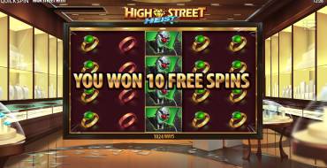 High Street Heist: Free spins and/or respins