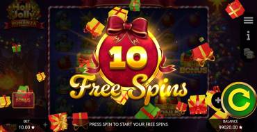 Holly Jolly Bonanza: Free spins