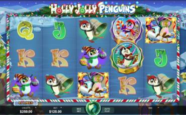 Holly Jolly Penguins pokie NZ