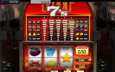 Hot 7’s  pokie NZ