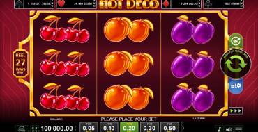 Hot Deco: Slot machine