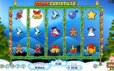 I Love Christmas pokie NZ