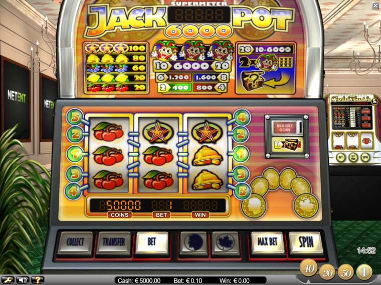 Play Jackpot 6000  pokie NZ