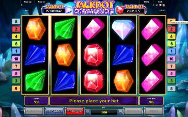 Jackpot Diamonds pokie NZ