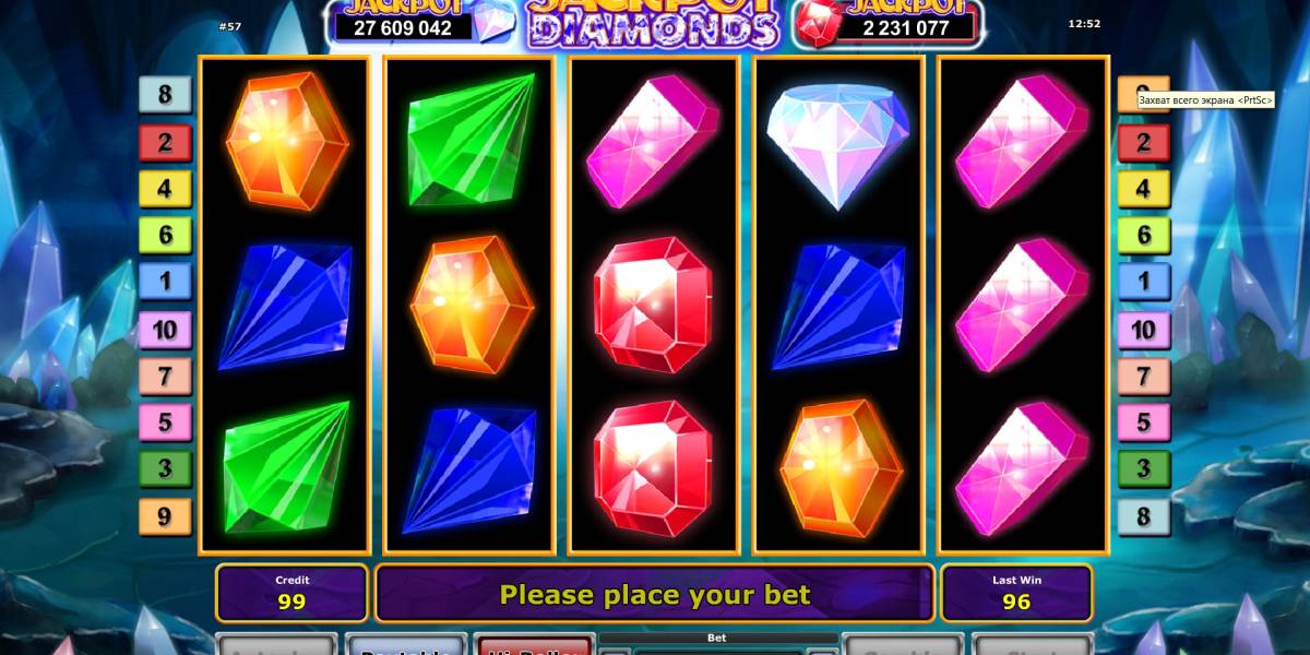 Jackpot Diamonds pokie NZ